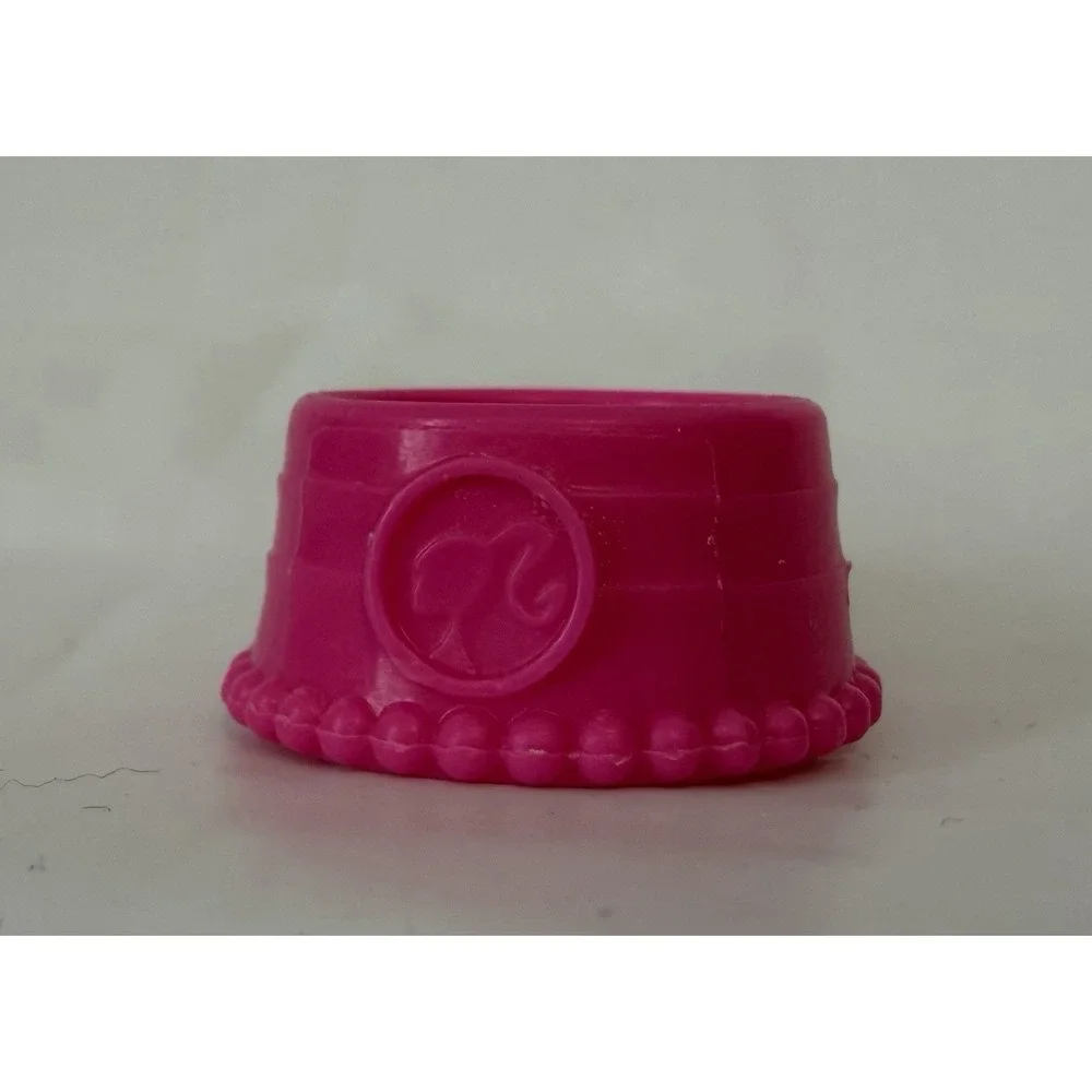 Mattel Barbie Pet Food Pink Bowl Replacement Piece